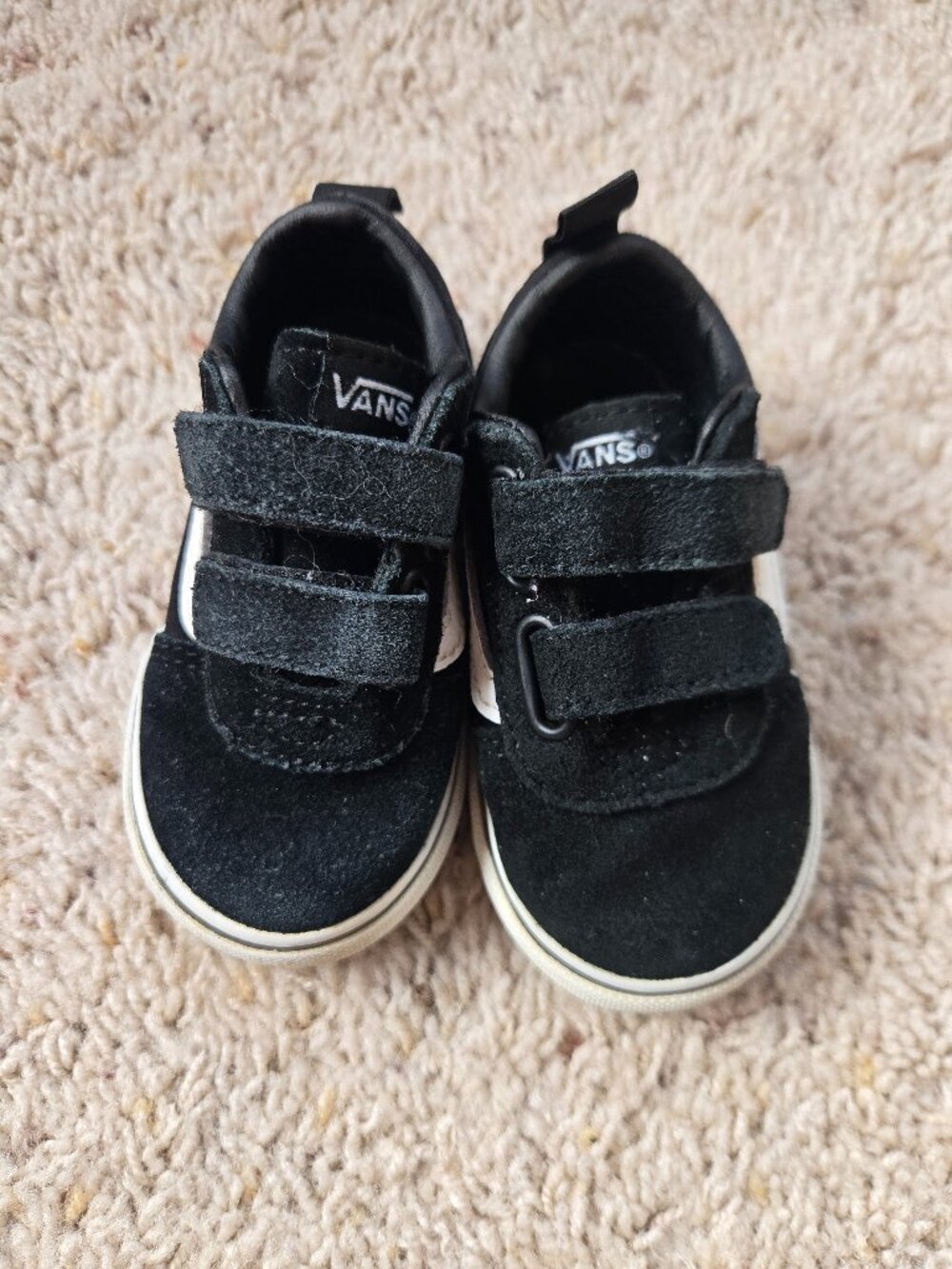 Vans Old Skool V Black/White Little Kid/Toddler US 5